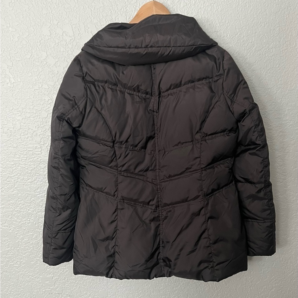 Marc New York Andrew Marc Grey Brown Down Puffer Jacket Size Medium Large - Picture 2 of 5